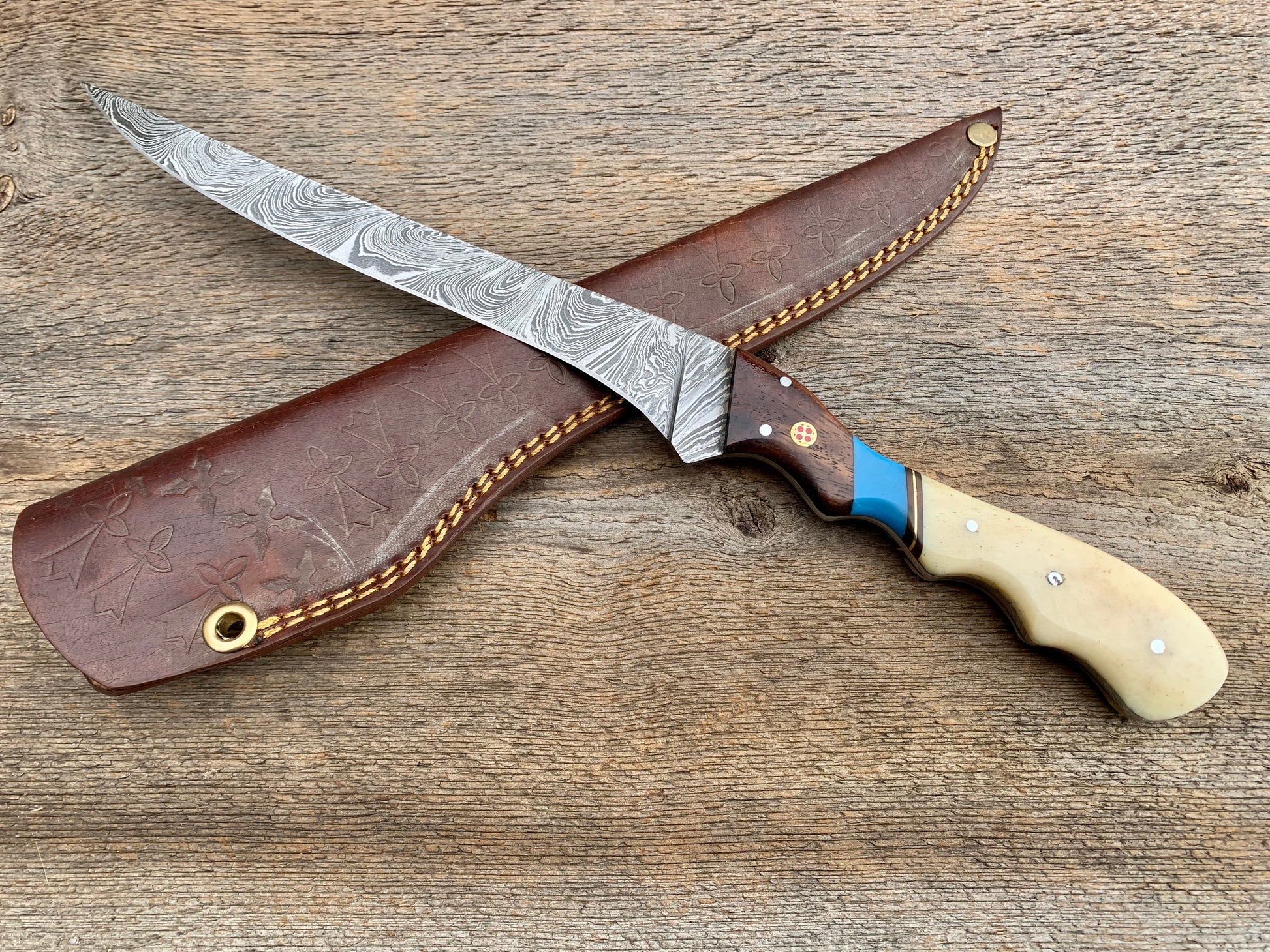 Fishing Damascus Steel Filet Knife – Camcar Blades