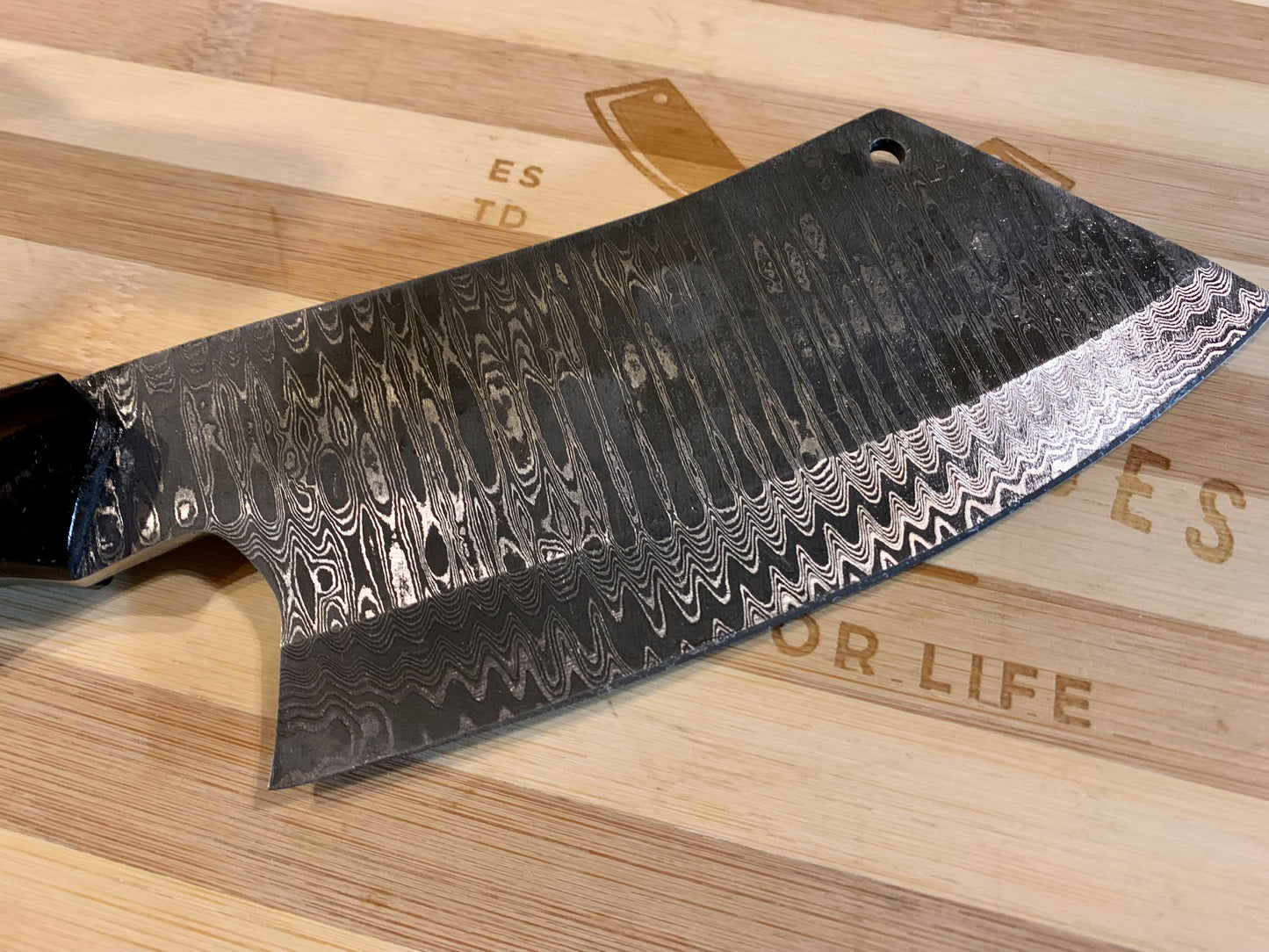 Damascus Steel Chef Cleaver