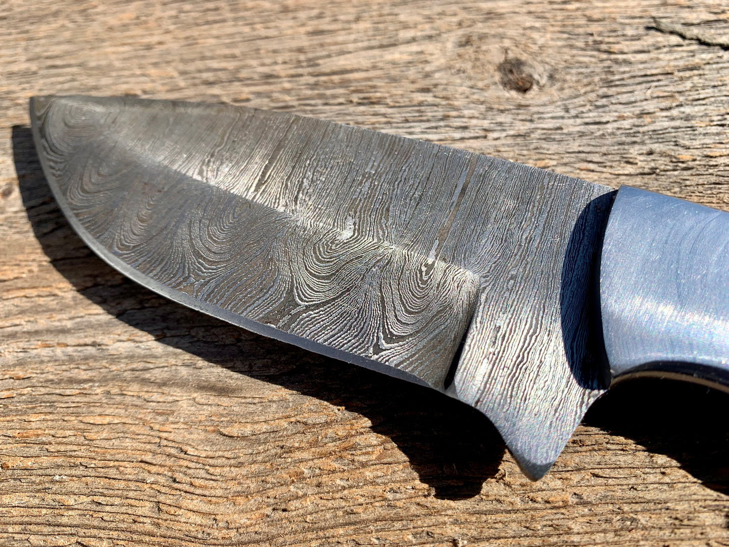 Stainless Handle Damascus Steel Hunting Knife